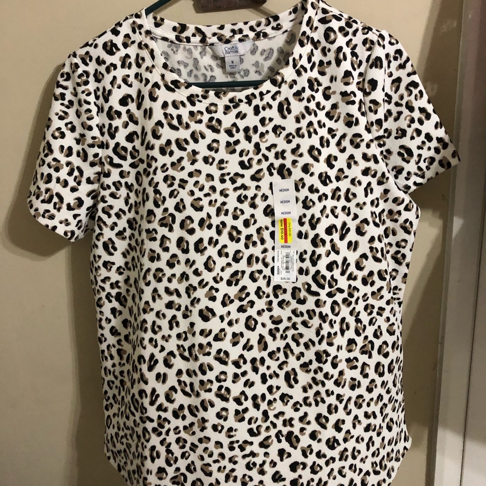 Cheetah print shirt